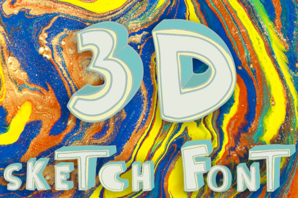 3D Sketch Font for Creative Makers