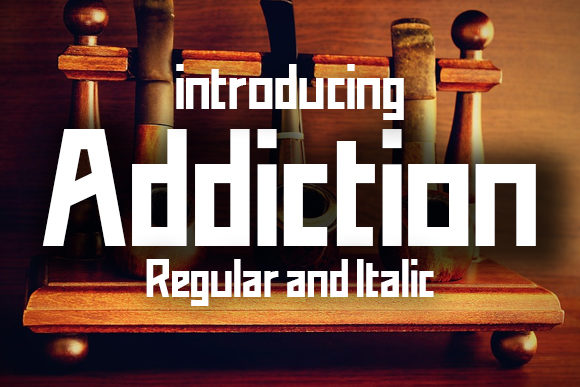 Addiction Font for Creative Projects
