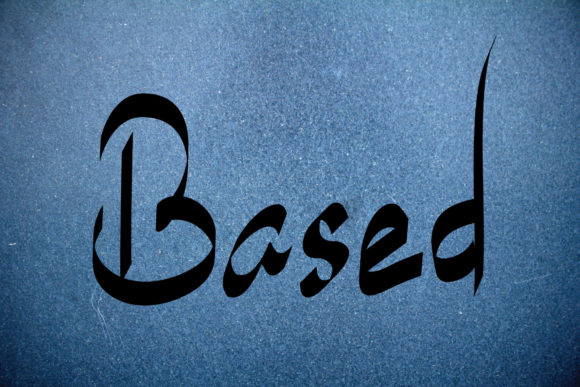 Based: A Joyful Display Font