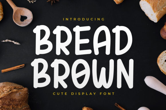 Bread Brown Font for Business Branding