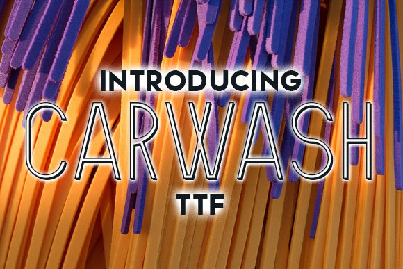 Carwash Font for Bold Campaigns