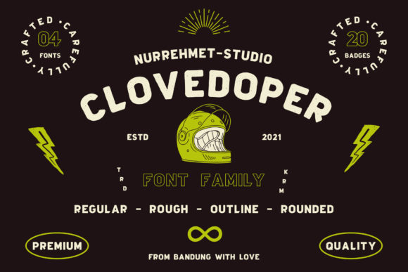 Clovedoper Font: Bold and Modern