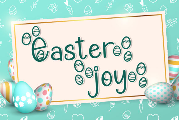 Easter Joy Font for Creative Design