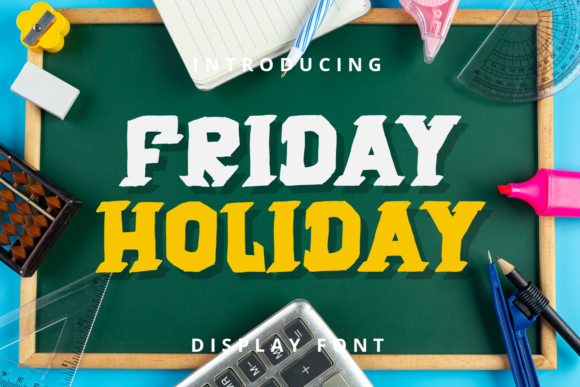 Friday Holiday Font for Bold Web Design