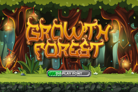 Growth Forest Font for Creative Campaigns