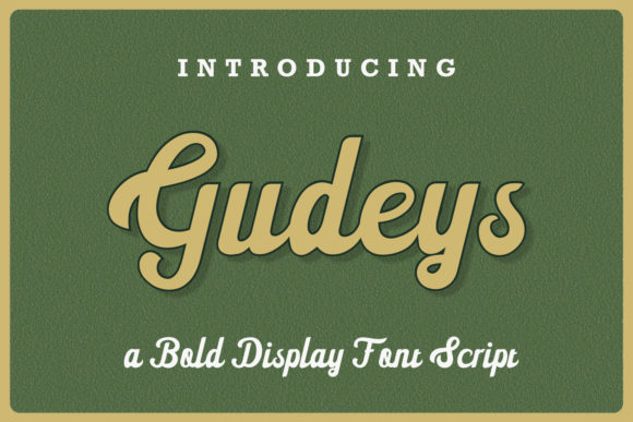 Gudeys Font for Bold Web Design