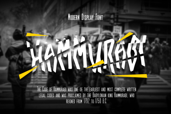 Hammurabi: A Font with Personality