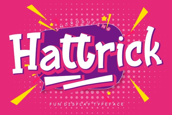 Hattrick Font for Bold Design