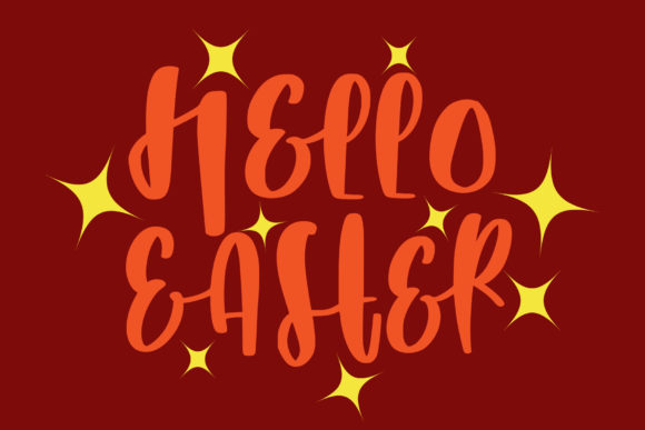 Hello Easter Font for Web Design