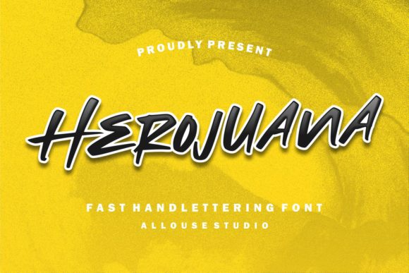 Herojuana: A Bold Display Font