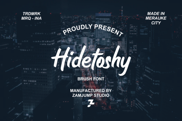 Hidetoshy Font for Creative Makers