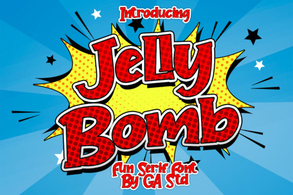 Jelly Bomb: The Cute Display Font for Viral Campaigns