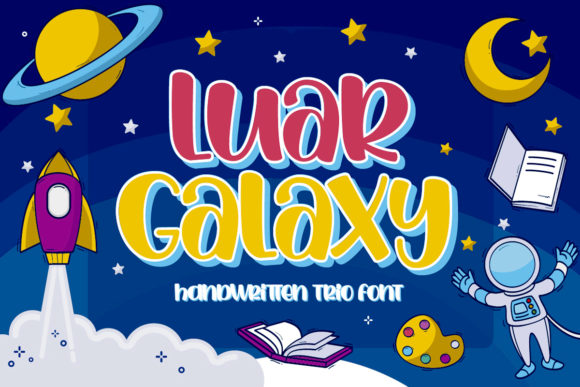 Luar Galaxy Font for Creative Design
