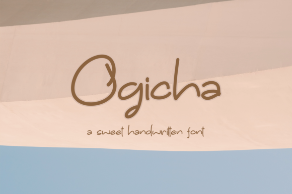 Ogicha: A Sweet Display Font