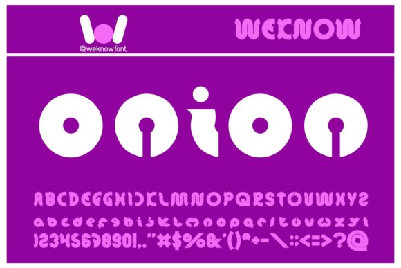 Onion Rings Font for Bold Branding