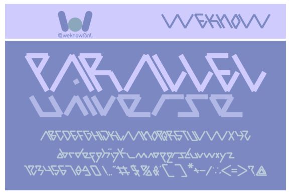 Parallel Font for Creative Projects