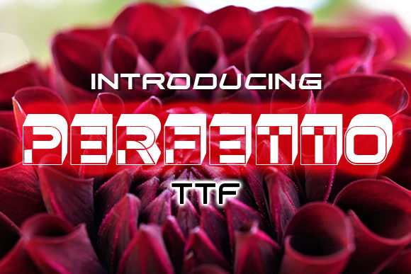 Perfetto: A 3D Display Font for Creative Projects