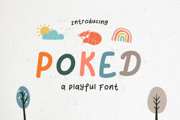 Poked: A Playful Font for Creative Projects