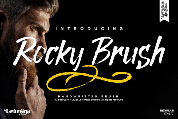 Rocky Brush Font for Business Branding