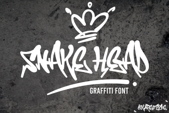 Snake Head Font for Bold Campaigns