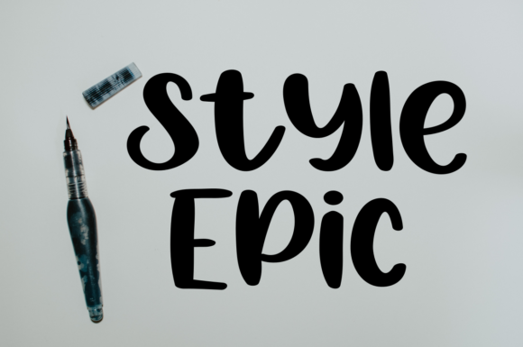 Style Epic Font for Creative Design