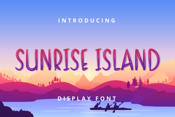 Sunrise Island Font Review