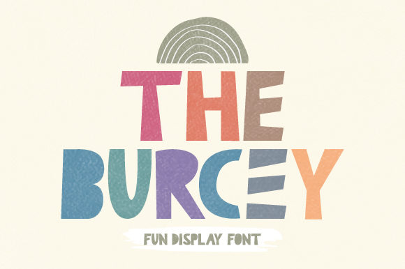 The Burcey Font for Playful Web Design