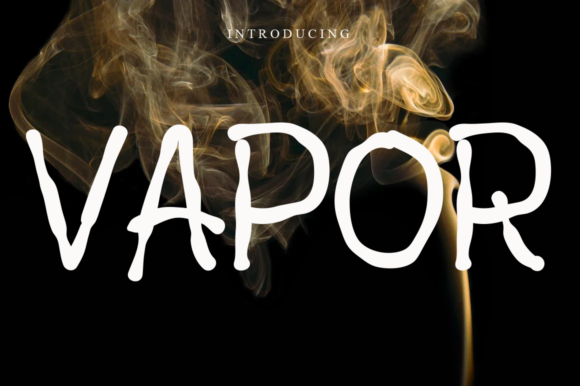 Vapor Font for Creative Projects