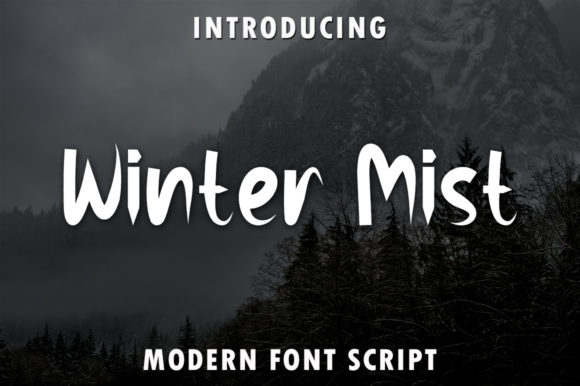 Winter Mist Font for Trendy Campaigns