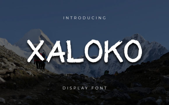 Xaloko Font Review: Bold Texture for Modern Brands